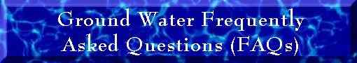 Ground Water FAQs header