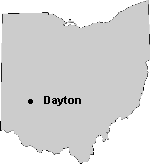 Map of Dayton, OH