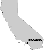 Map of Descanso, CA